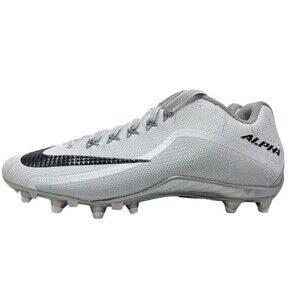 Nike Alpha Pro 2 TD Football Cleats White Black 719930-101 Men Size 16